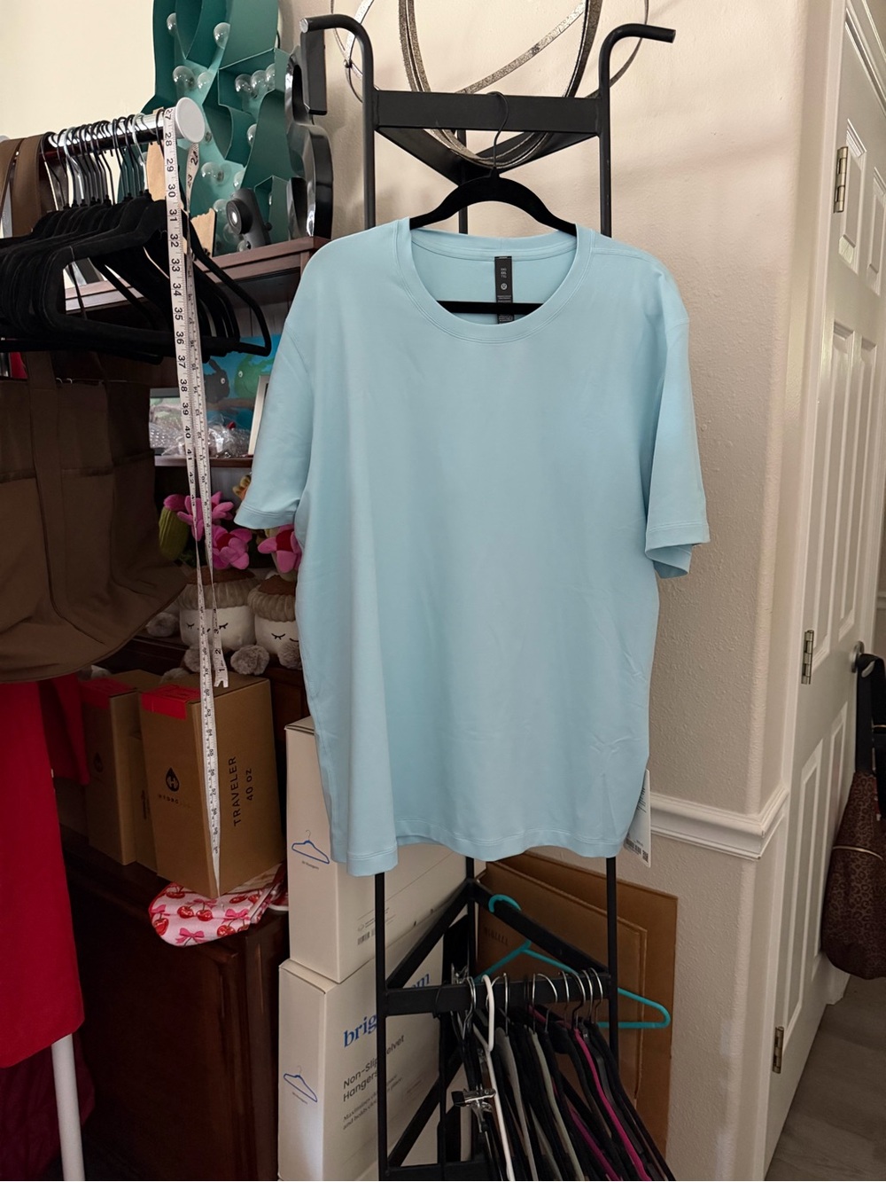 Men's Crewneck T-Shirt - Light Blue